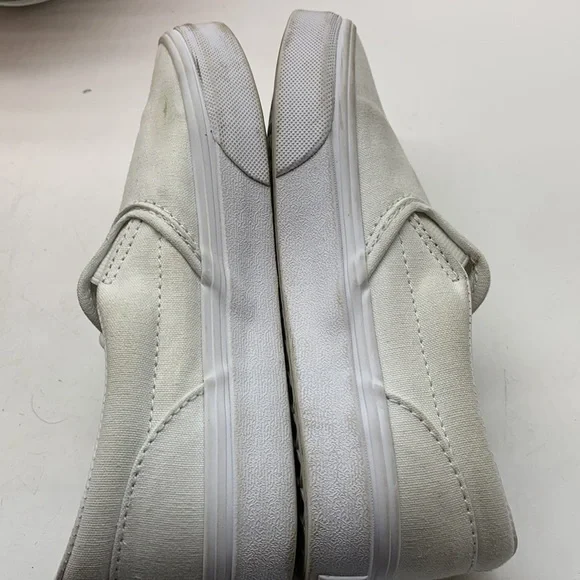 Vans off The Wall White slip on loafer Sz 1.5 - Picture 7 of 9